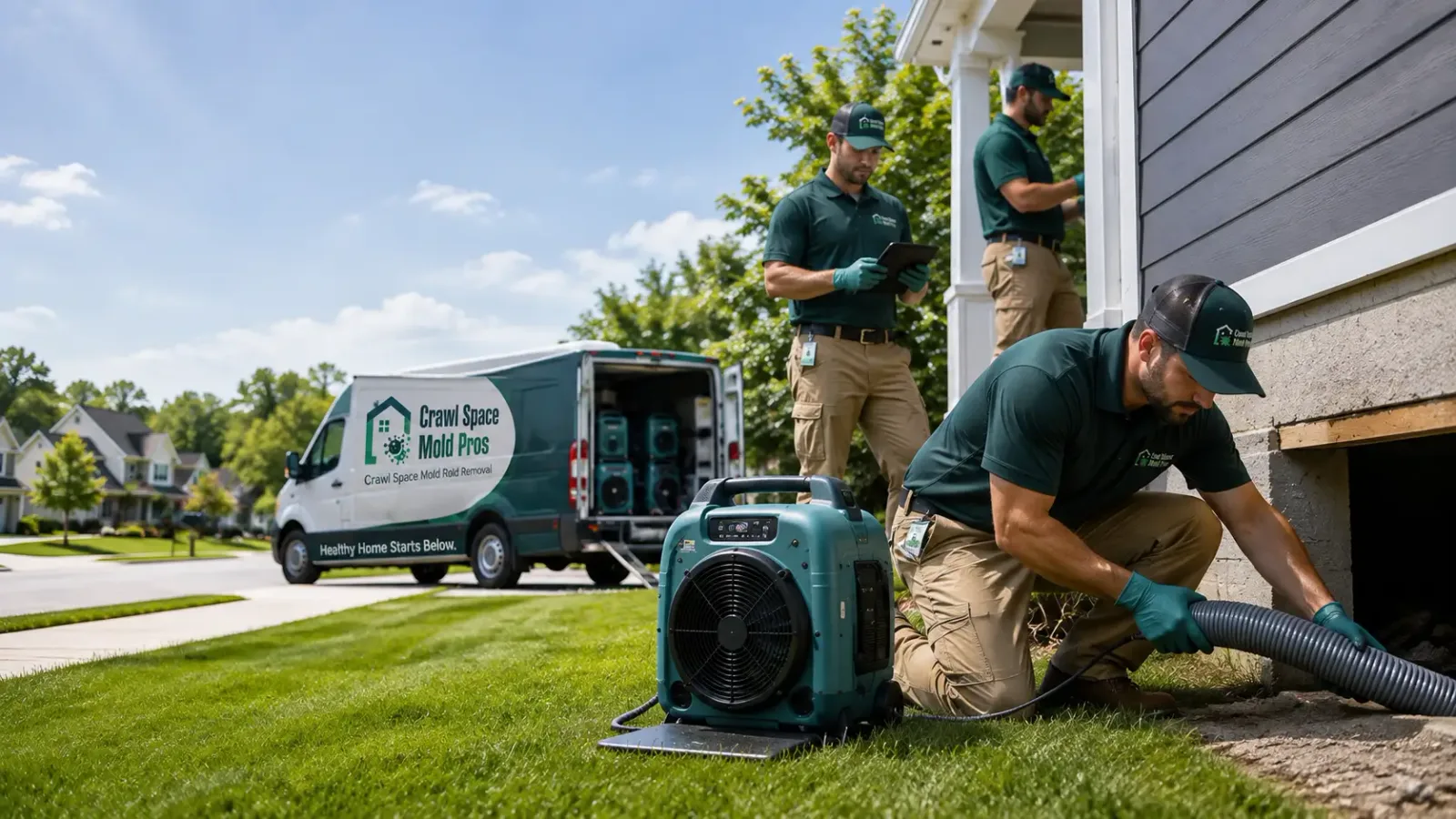 Crawl Space Mold Removal in Battle Creek, IA